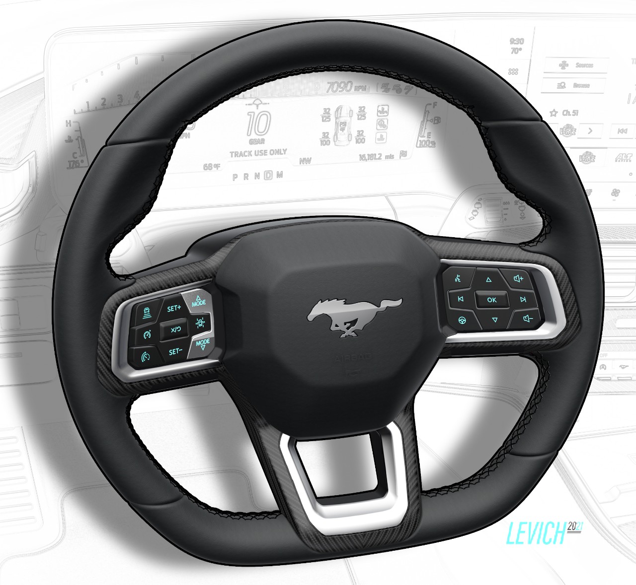 Ford Mustang (2024) Steering wheel picture 55 of 57