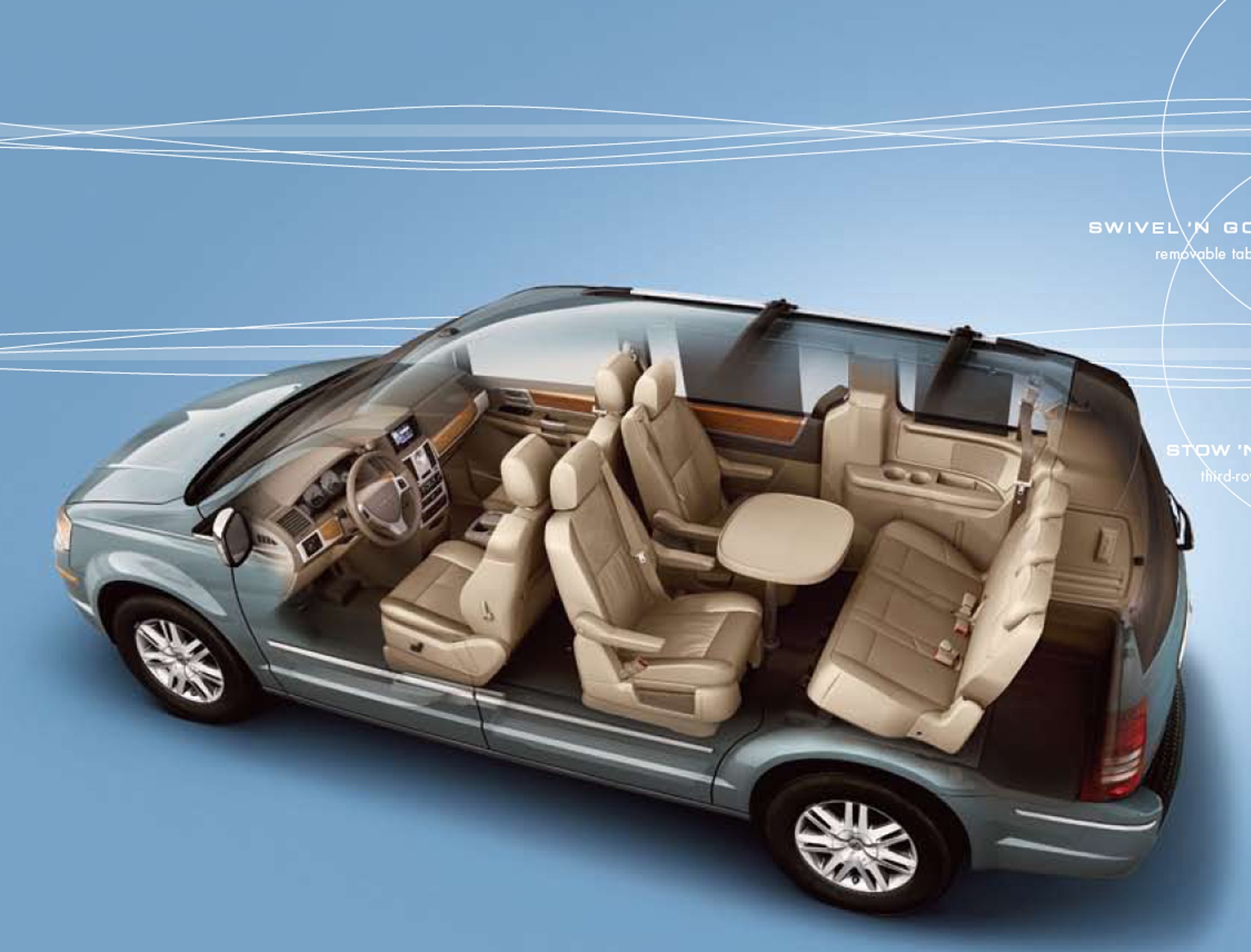 All New 2008 Chrysler Town Country Wins Ward S Interior Of
