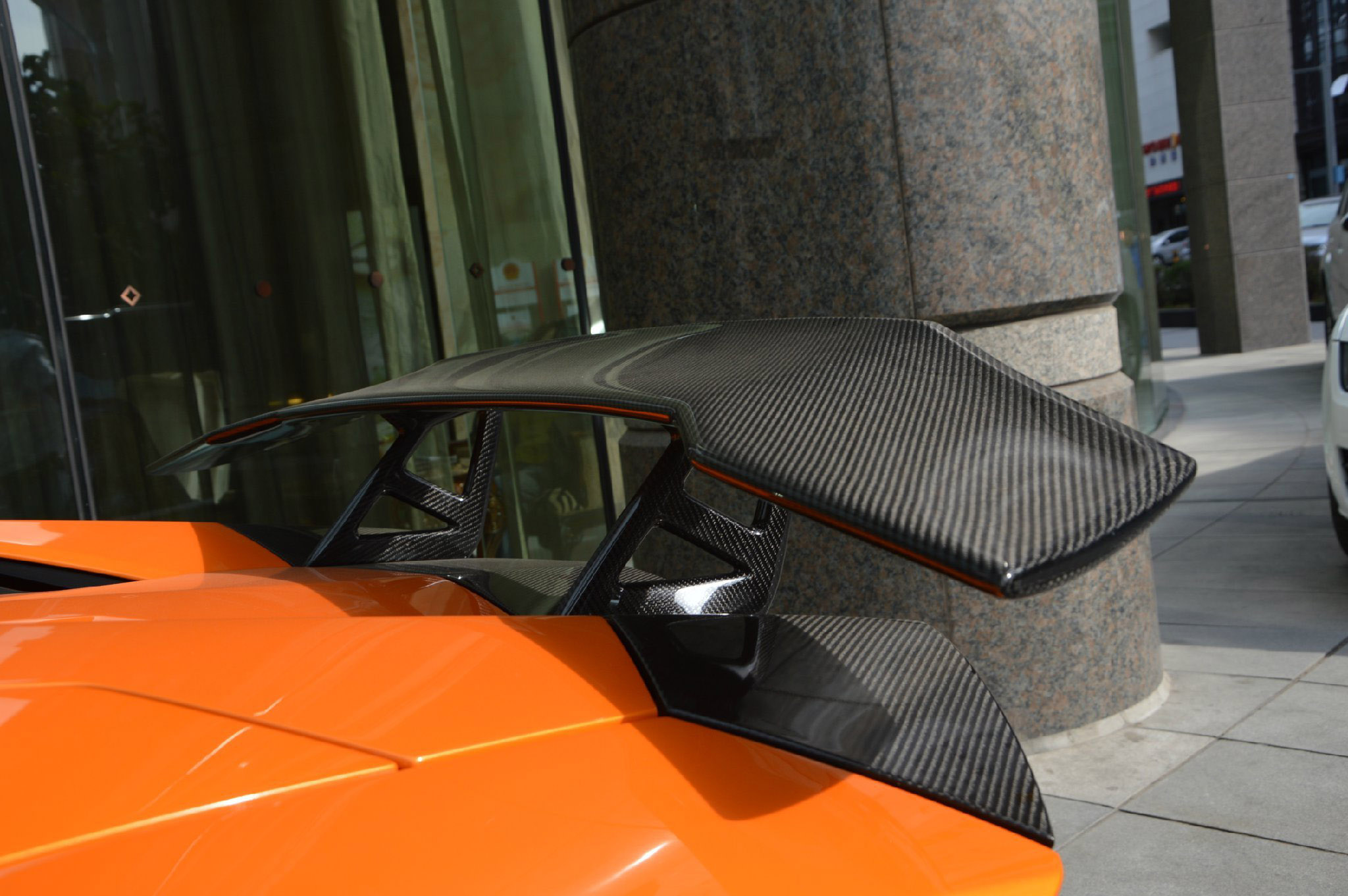 Lamborghini Aventador Molto Veloce MV Carbon Fiber Rear Wing
